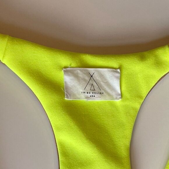 Tribe Kelley Nude/Neon Reversible Sports Bra Size Small - Picture 6 of 6